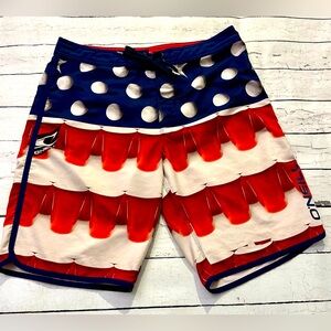 Men's O’Neil Hyperfreak beer pong Swim/Boardshort size 31